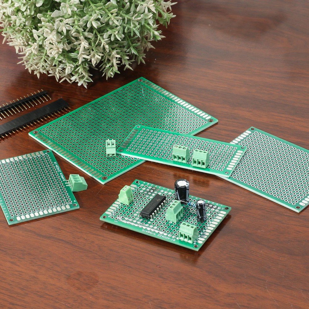 DEYUE 40PCs PCB Board Prototyping PCBs Circuit Boards Kit | 5 Size
