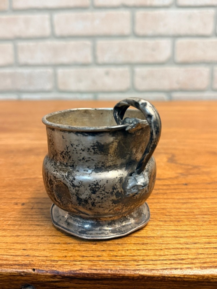 Solid Sterling .925 Scrap Child's Cup - 2.26 Troy Oz