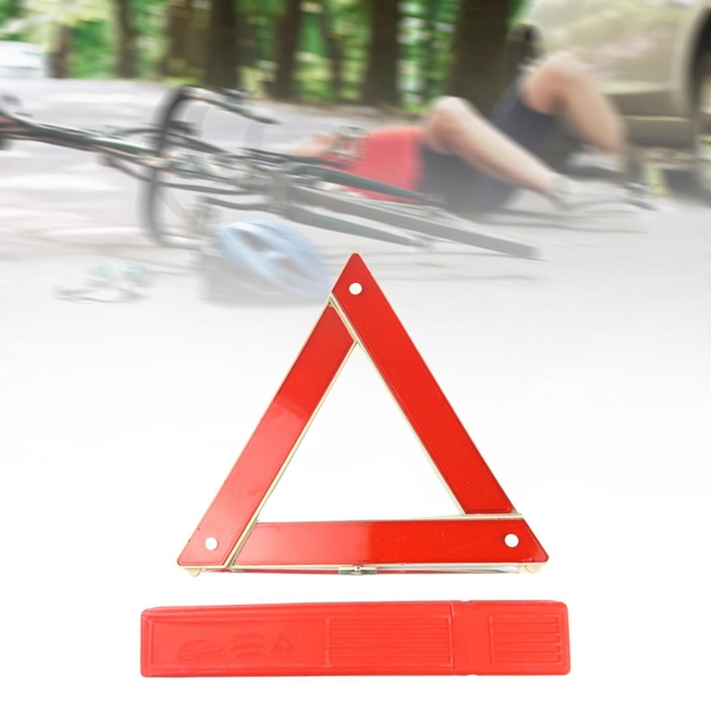 Emergency Triangle for Vehicles, Folded Stop Sign Foldable Safety Triangle