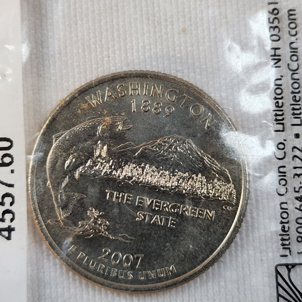 Six Uncirculated State Quarters. See Description