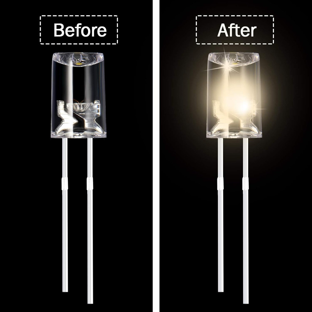 180 Pcs Christmas LED 5mm String Light Mini Replacement Bulb Energy Efficient...