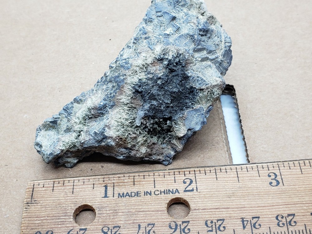 Nice Johannsenite on Galena Specimen