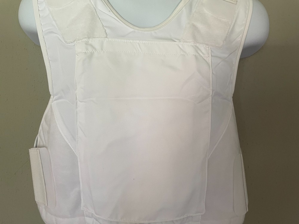 SECOND CHANCE Concealable Armor Plate Carrier Apex2 Polymicro White S Tail