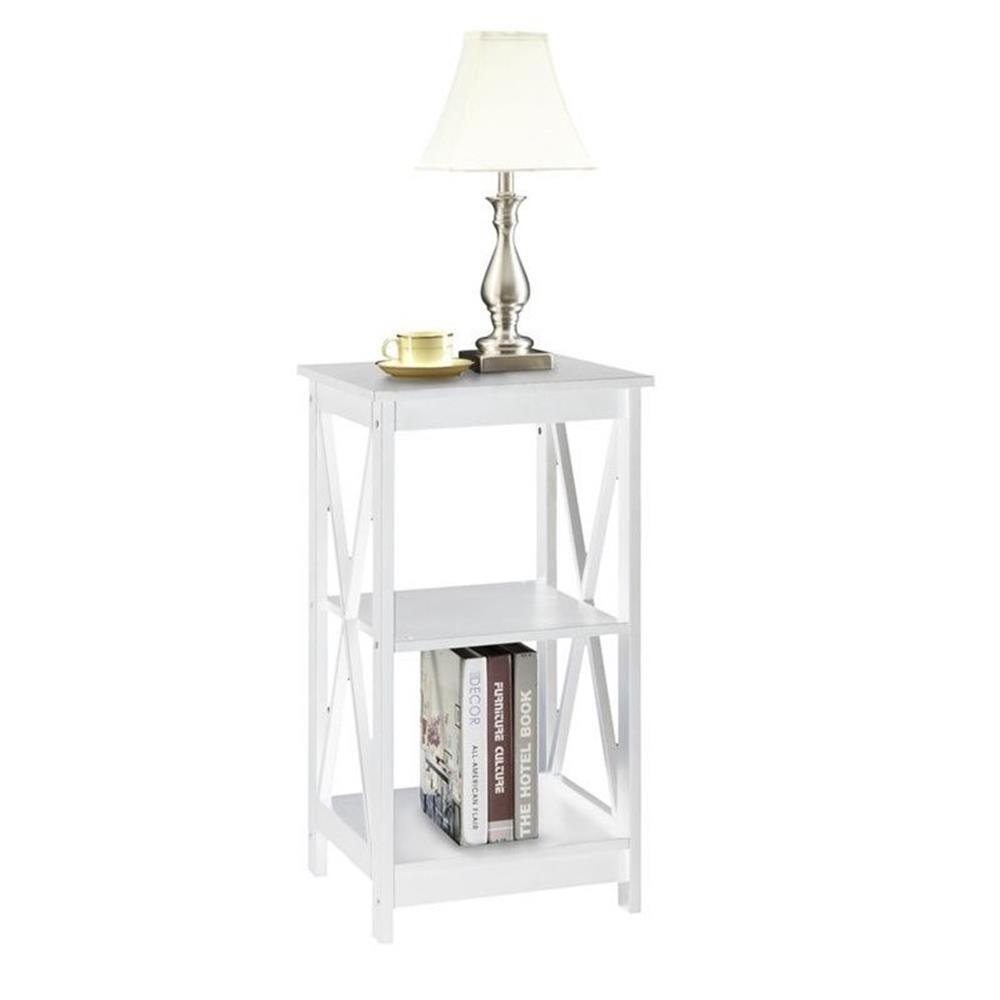Pemberly Row End Table in White