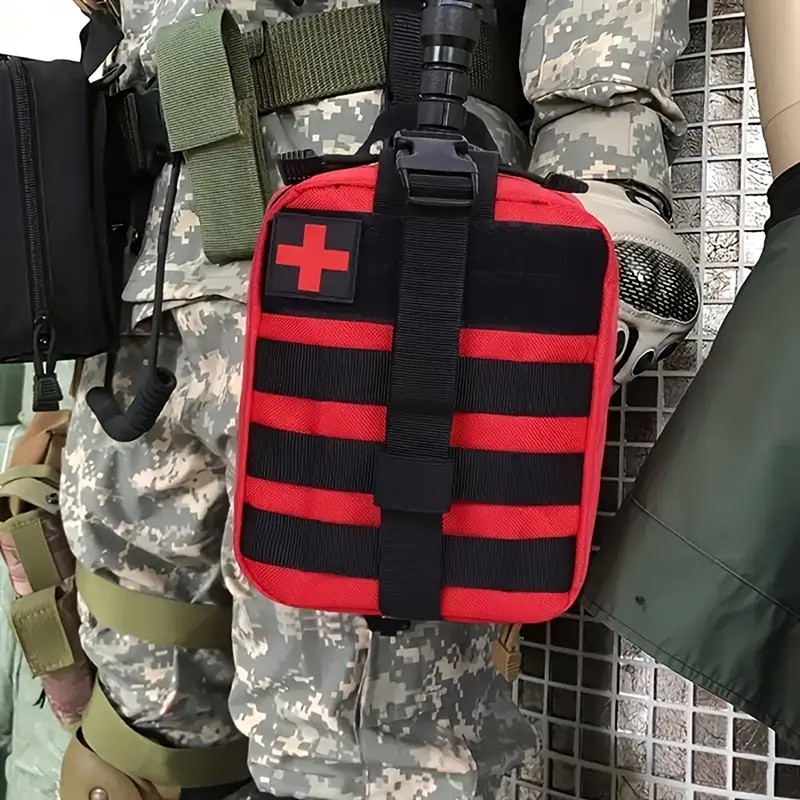 Portable First Aid Kit Survival Gear for Outdoor Drive Travel Camper Hiking Home