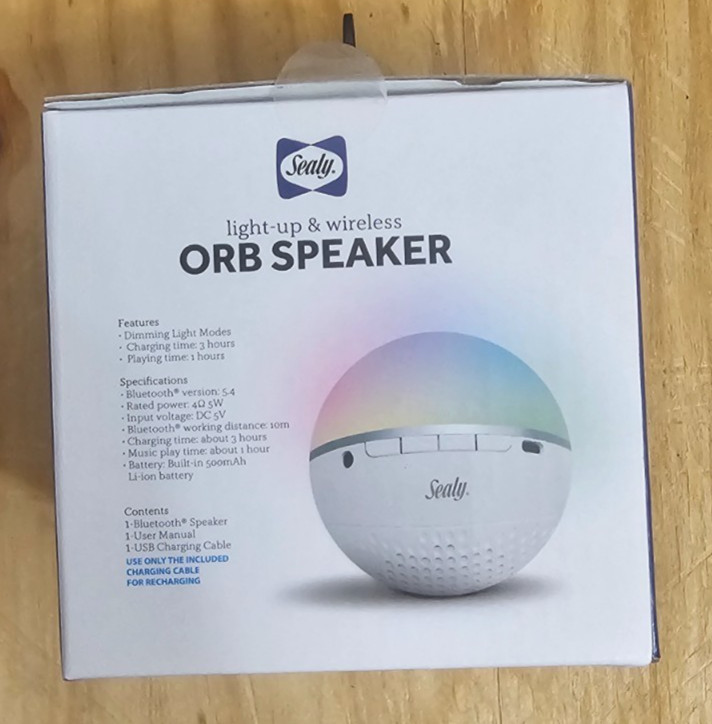 Sealy ORD Speaker LED 5 modes & Bluetooth