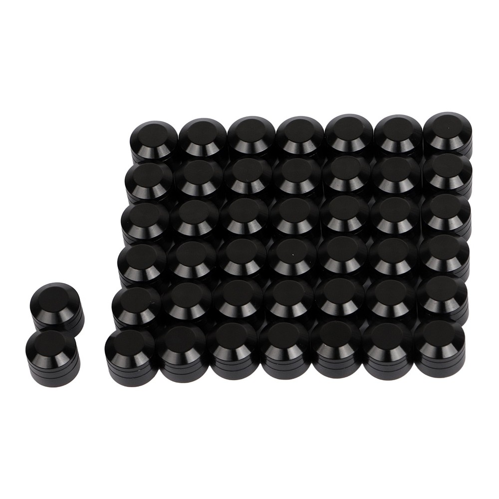 61pcs Black CNC Engine Bolt Covers Fit For Harley Electra Glide FLHT 1999-2006