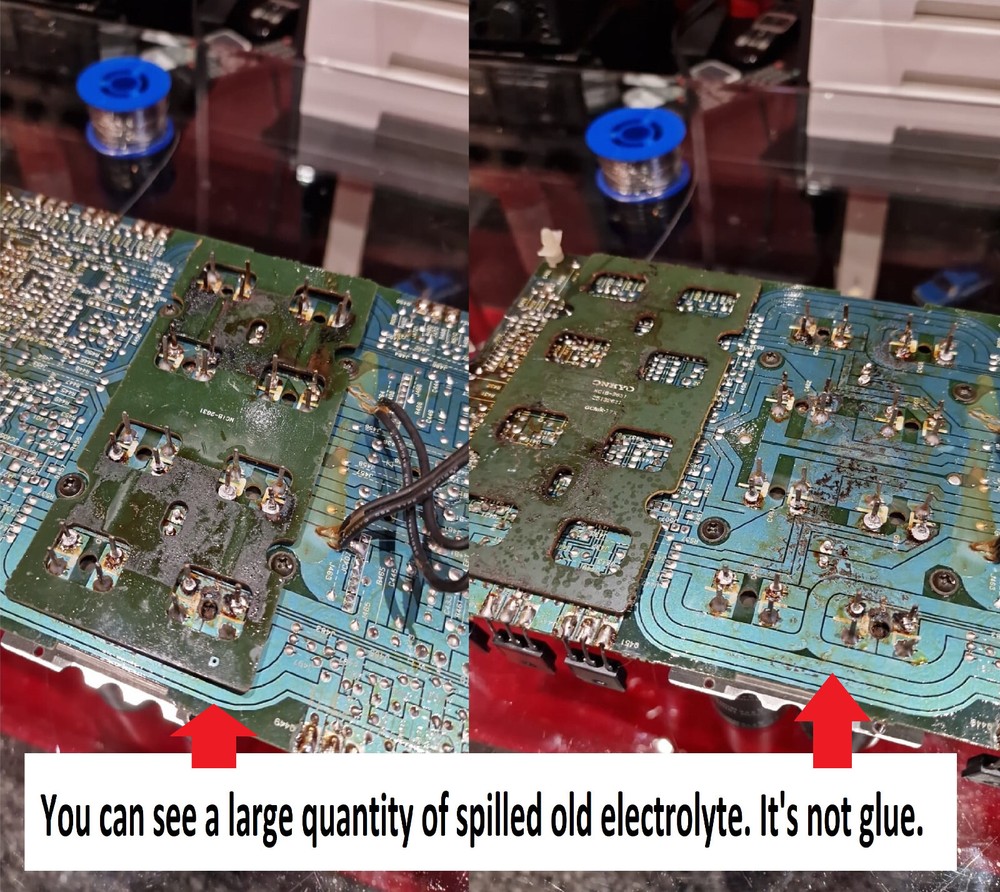 Power Amplifier NAD 2600A Repair KIT - all capacitors