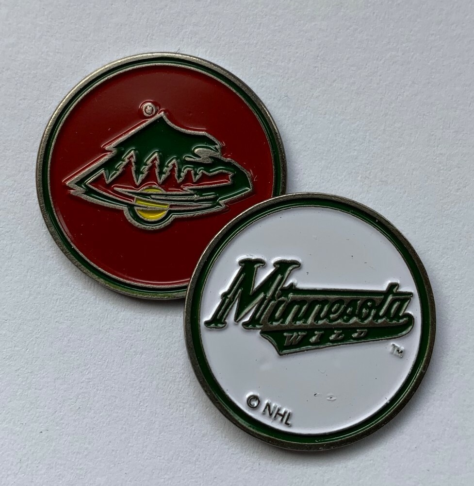 Minnesota Wild Golf Ball Marker New