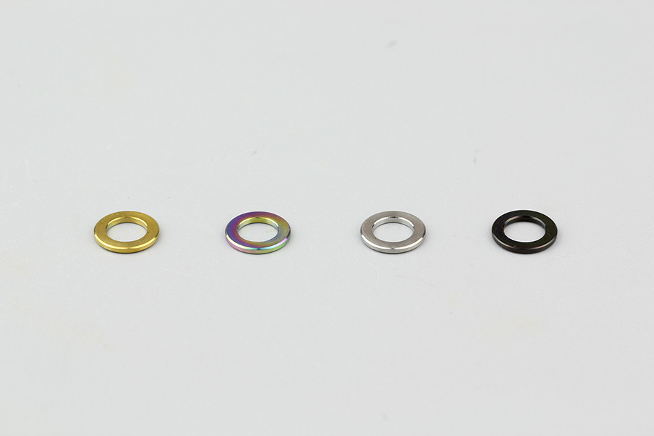 4pcs Titanium M5 / M6 Concave / Convex / Flat Gaskets Washers Shim Pad