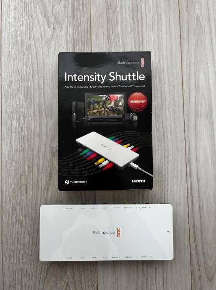 Intensity Shuttle Blackmagic Design Capture Card for USB 3.0 Operation confirmed