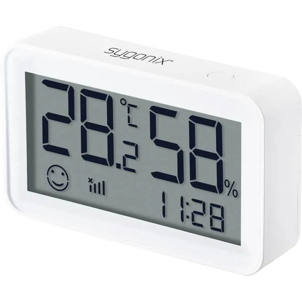 Sygonix SY-4904438 App Based Thermohygrometer White