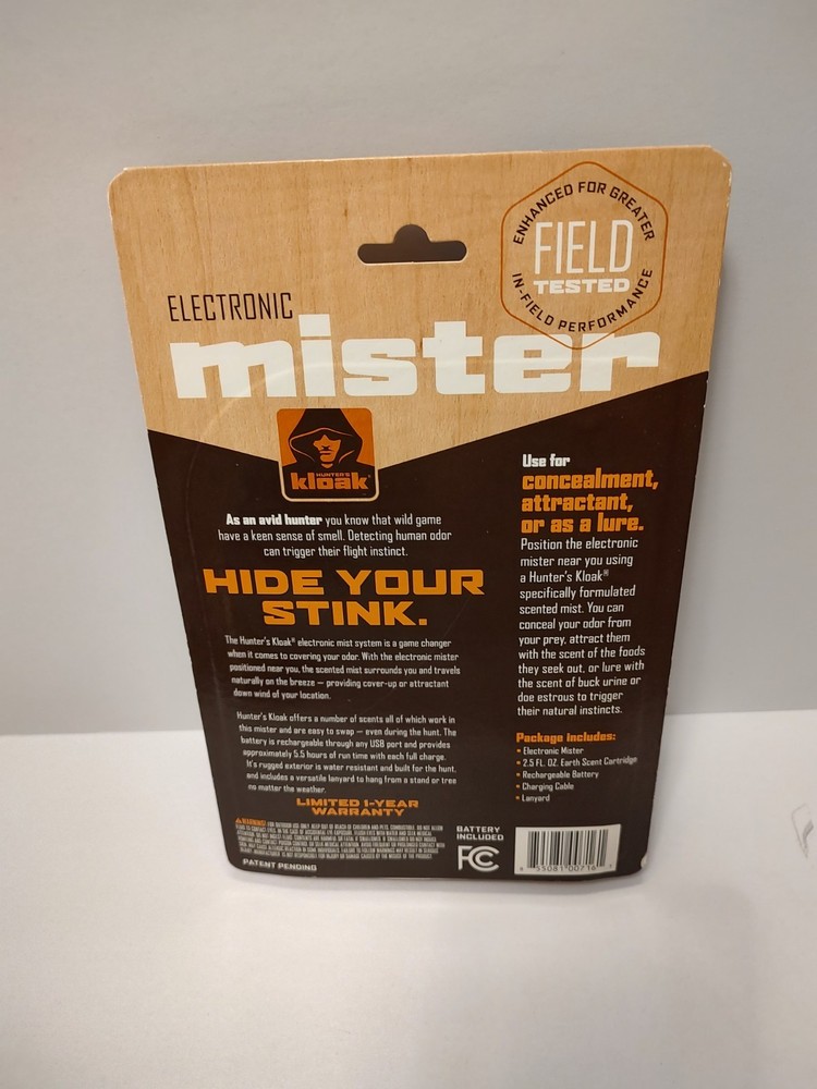 Hunter's Kloak Mist System Electronic Mister