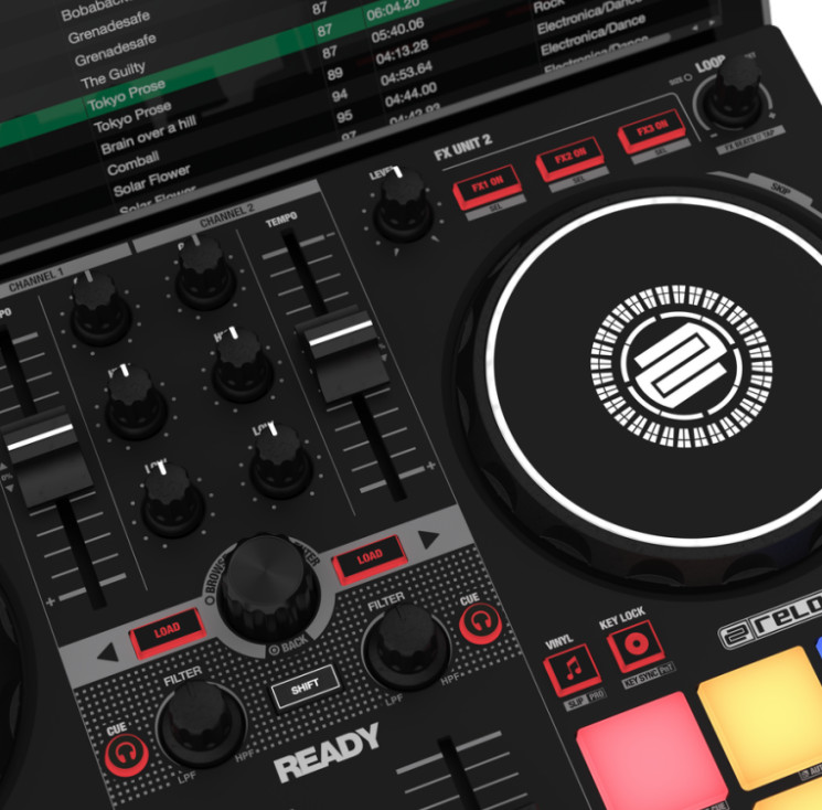Reloop READY Compact 2-Channel DJ Controller for Serato