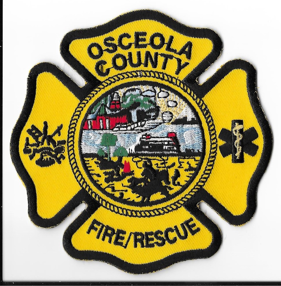 Osceola County Fire Rescue, Florida Shoulder Patch V1