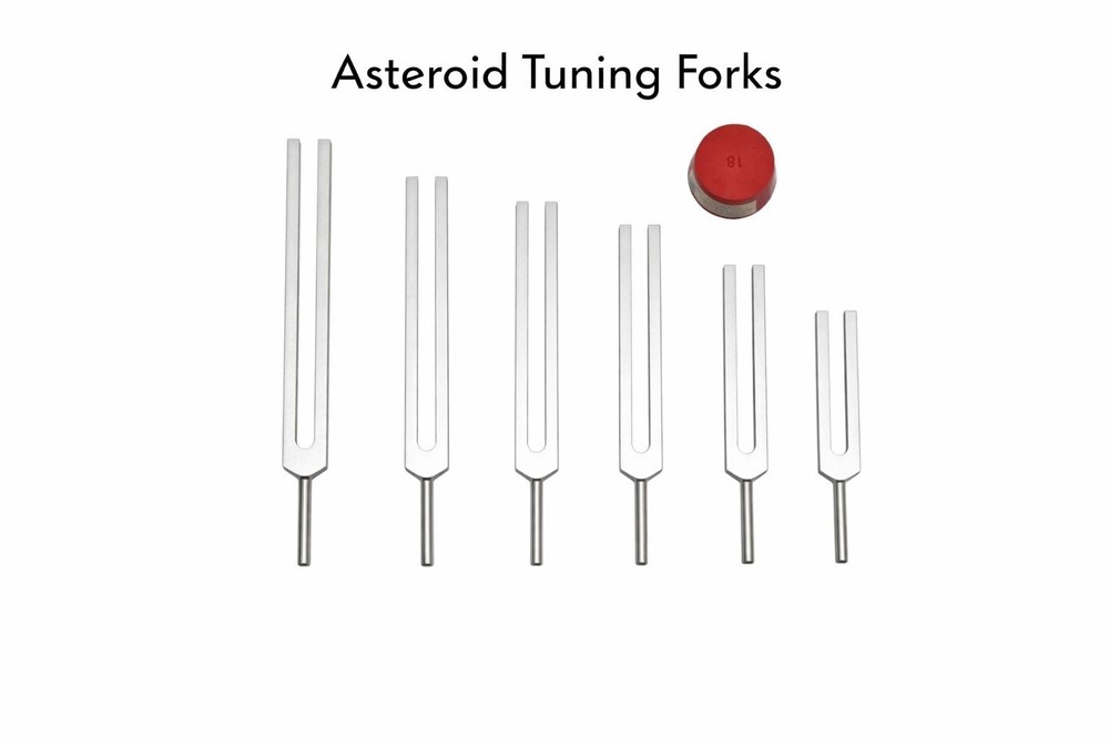 ☄️ Asteroid Tuning Forks Set 5-Piece Collection | Elemental Frequencies