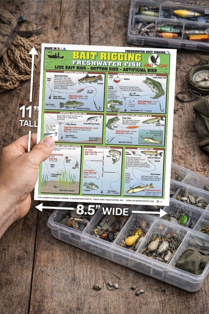 Freshwater Bait Rigging Guide #1 -- Waterproof Reference
