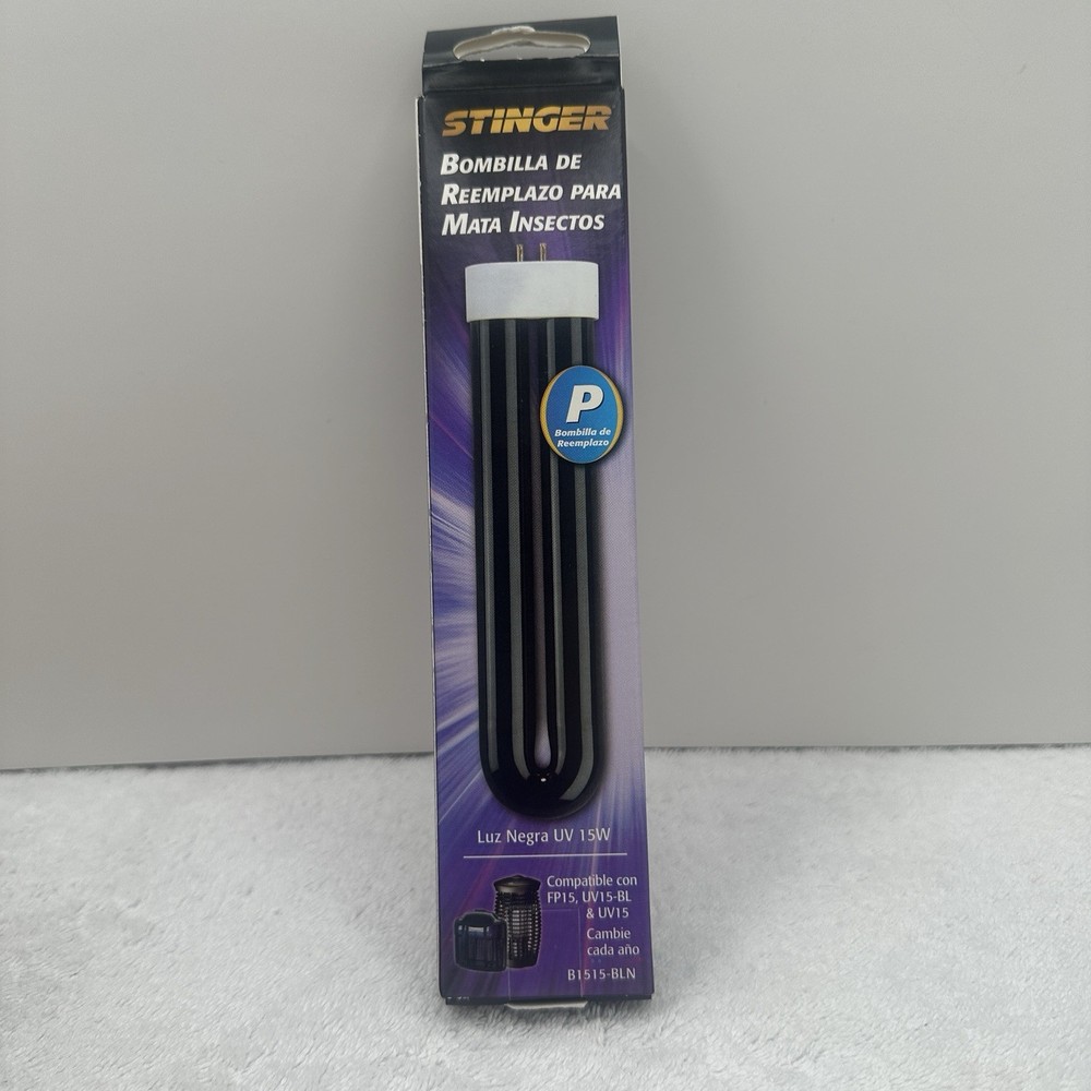 Stinger P Replacement 8" Black Light Bulb 15W Bug Zapper B1515-BLN *NEW*
