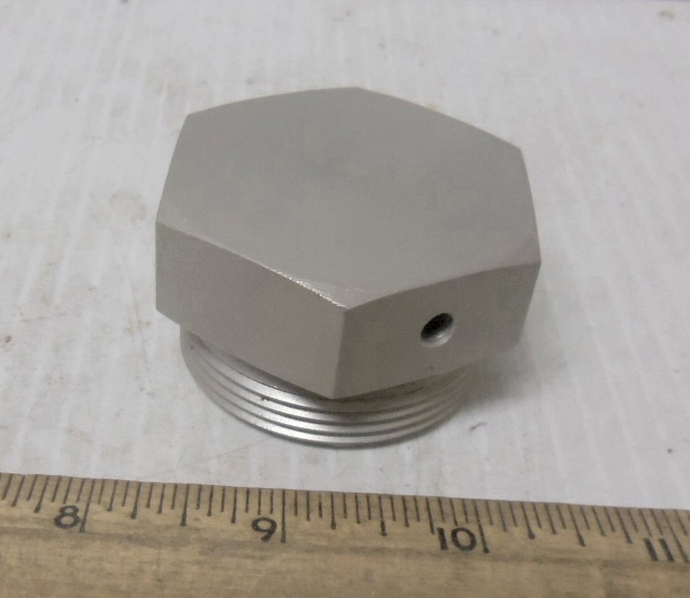 Threaded Hex Head Aluminum Cap or Plug or (?) (NOS)