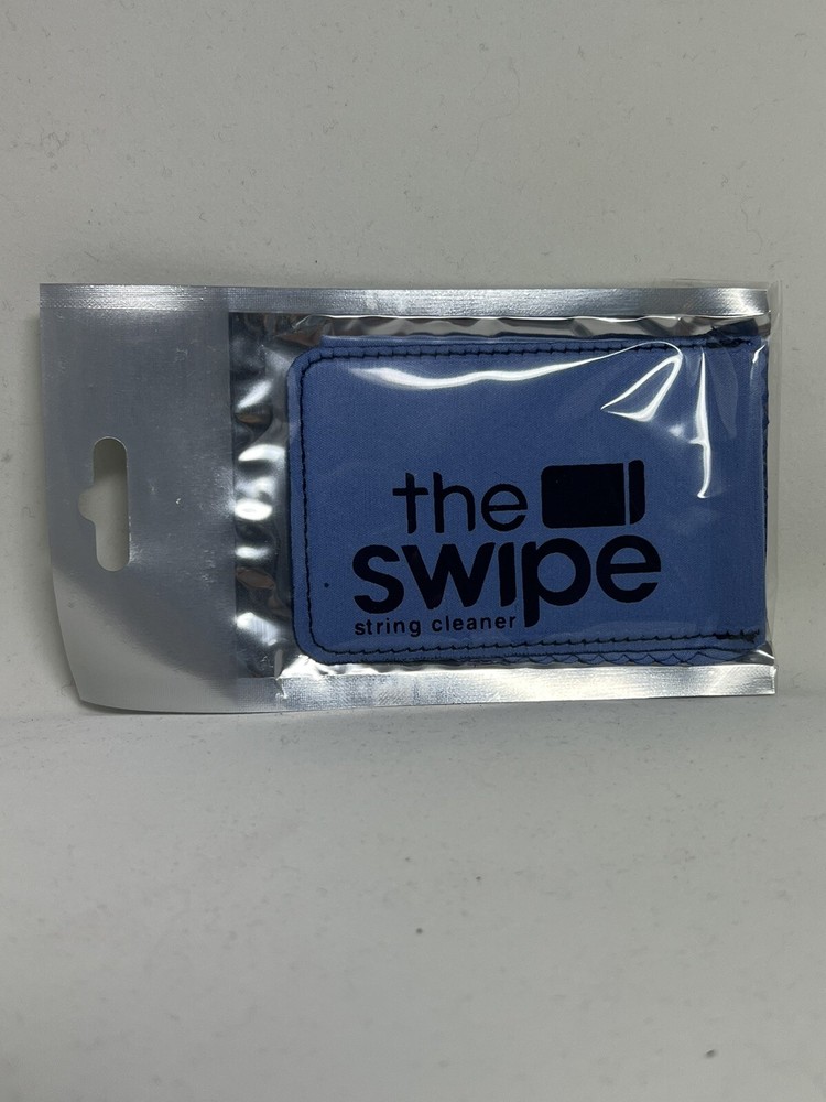 The Swipe String Cleaner and Body Polishing Cloth (Blue) String Accessory