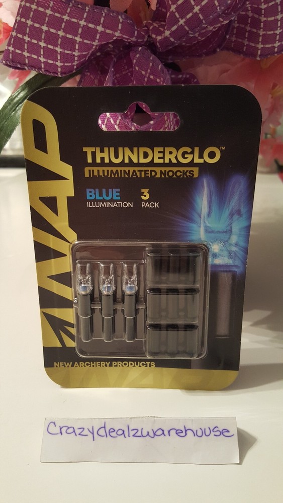 NAP ~ Thunderglow Illuminated Nocs 3 Pack Blue