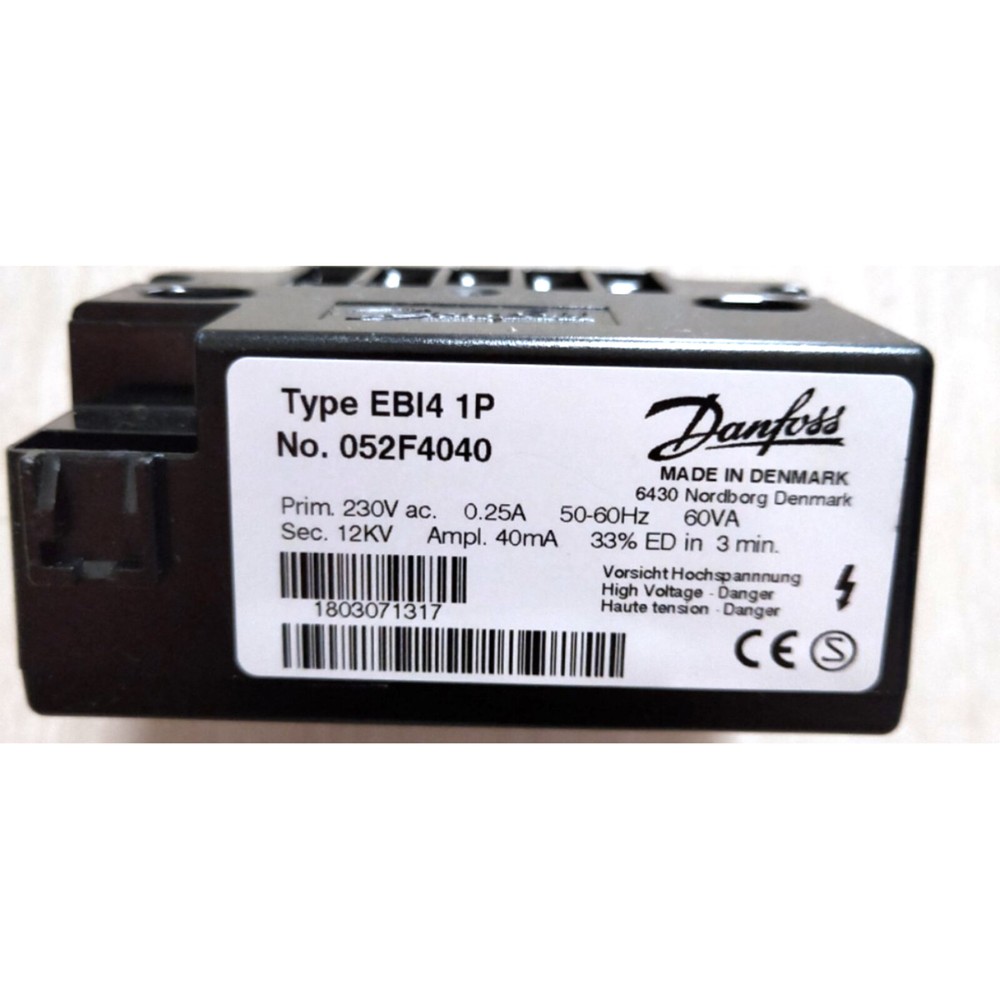 DANFOSS EBI 052F4040 Ignition Transformer New ✦KD