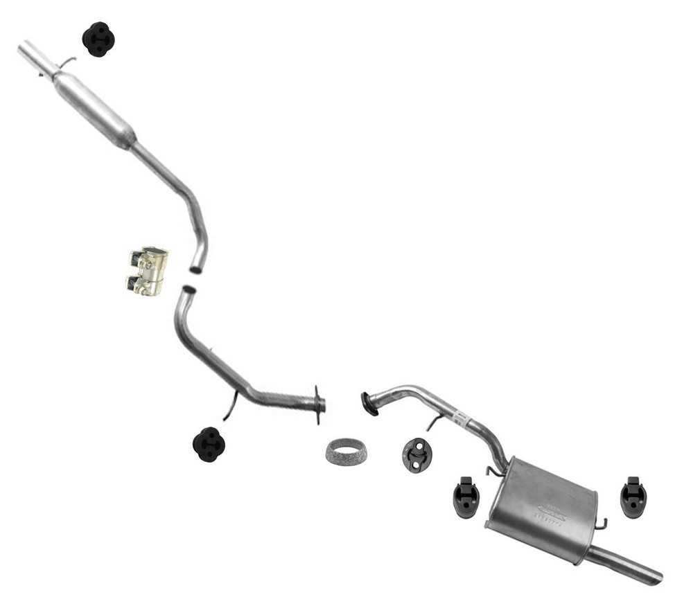 Resonator Extension Pipe Muffler Fits 2006-2015 Mazda 5 Automatic Transmis