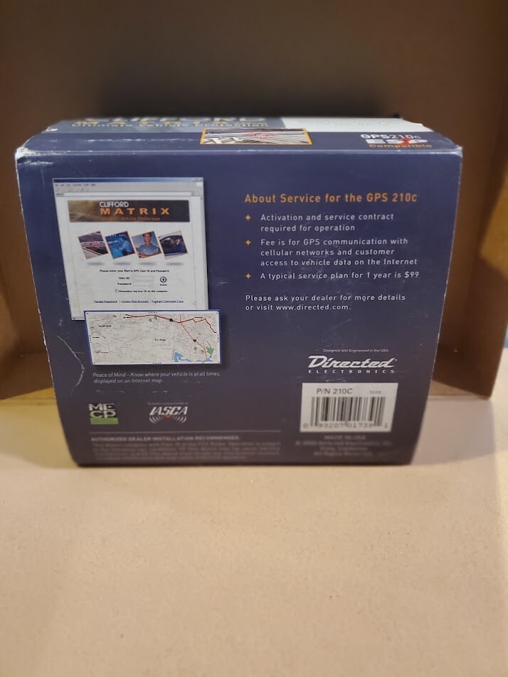 CLIFFORD MATRIX GPS210s