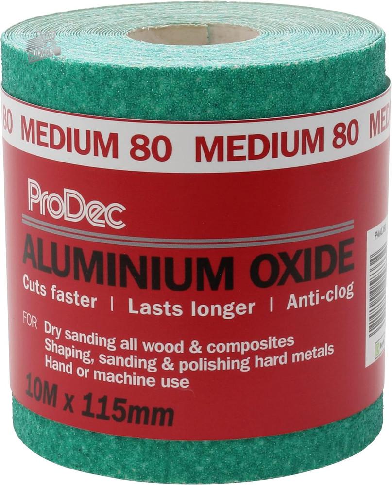10M Roll 80 Medium Grain Green Aluminum Oxide Sandpaper