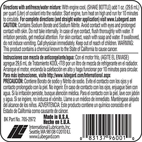 Premium Coolant Treatment for Enhanced Engine Performance - 16 oz.