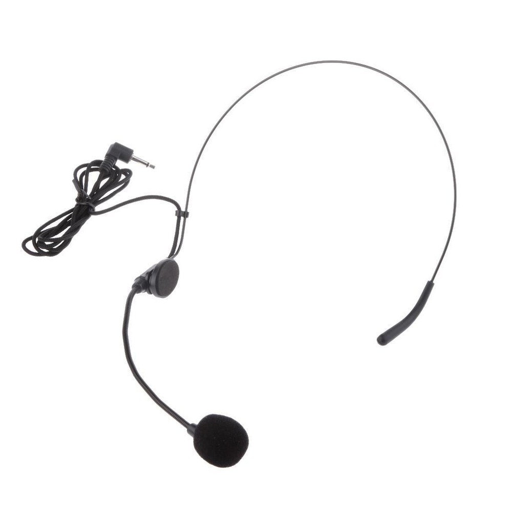 Back Electret Unidirectional Headworn Microphone With