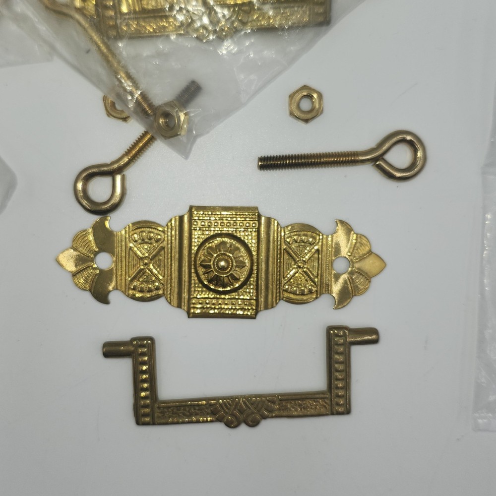NEW Brass Victorian vintage Hardware Bail Drawer Pull Eastlake style