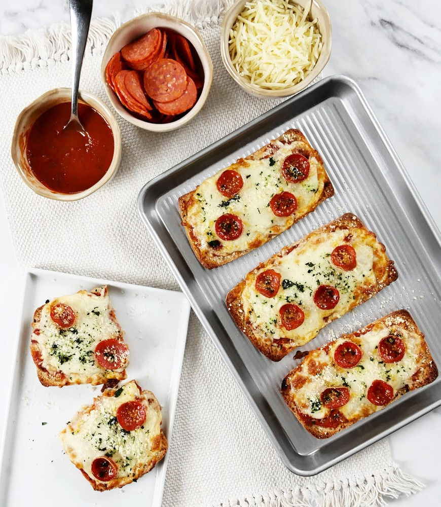 Bakeware Nonstick Quarter Sheet Pan, Baking Sheet Aluminized Steel