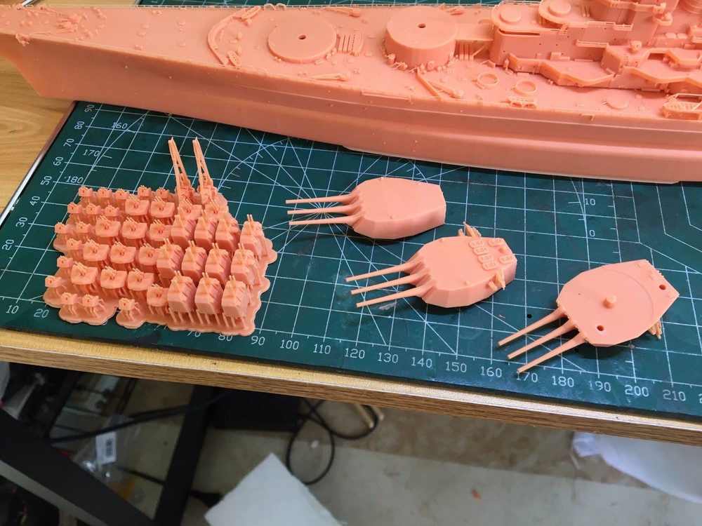 3D Printed 1/700 USSR Ushakov Battleship Unpainted Model Kit NEW