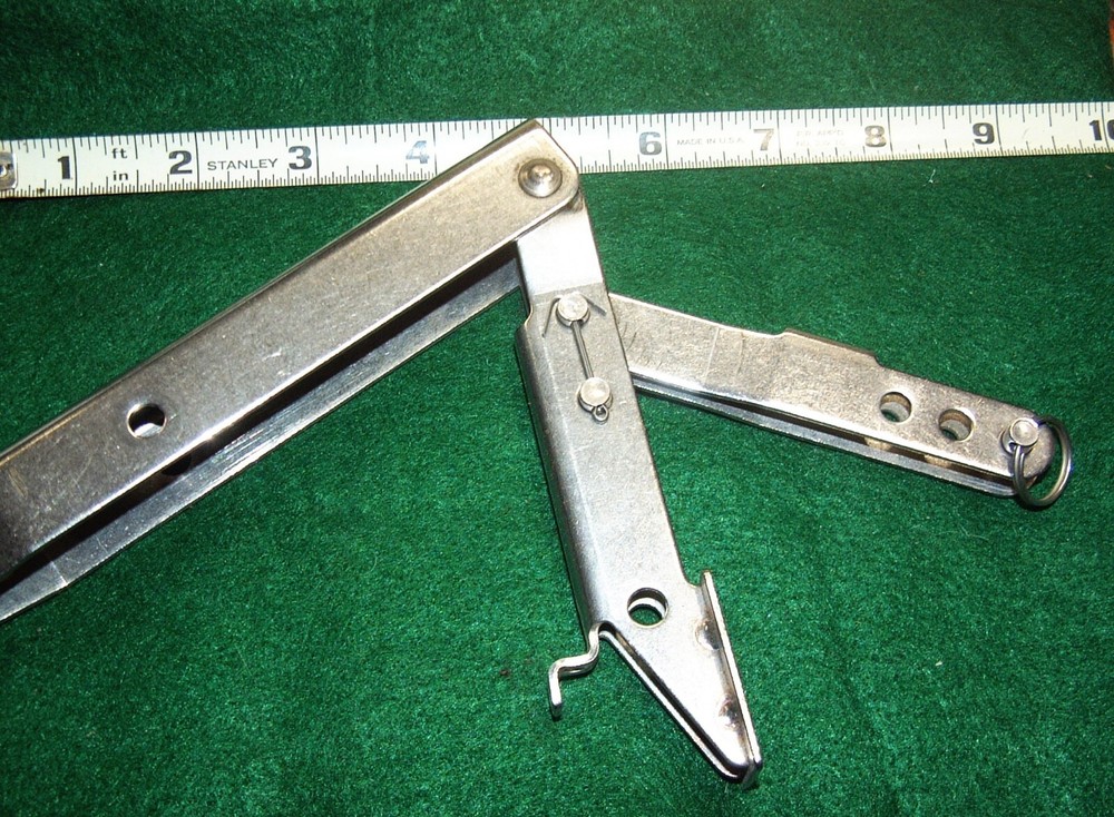 Rigging Cable Large Quick Release Stainless Schafer, NOS 8 1/2 to 10 1/2 Length