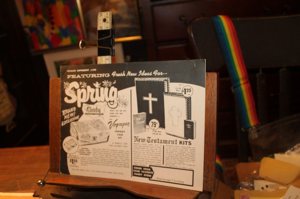 Vintage 1950's Leather Craft Manual Catalog Tandy