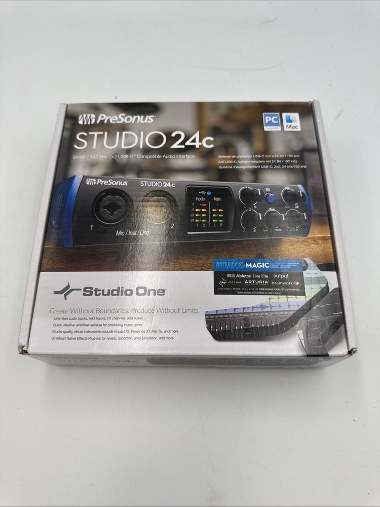 PreSonus Studio 24c USB-C Audio Interface