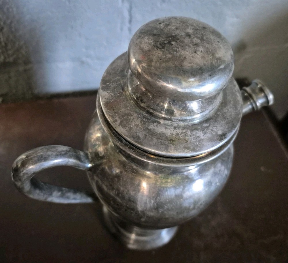 Vintage Academy Silver on Copper cocktail Pitcher #106
