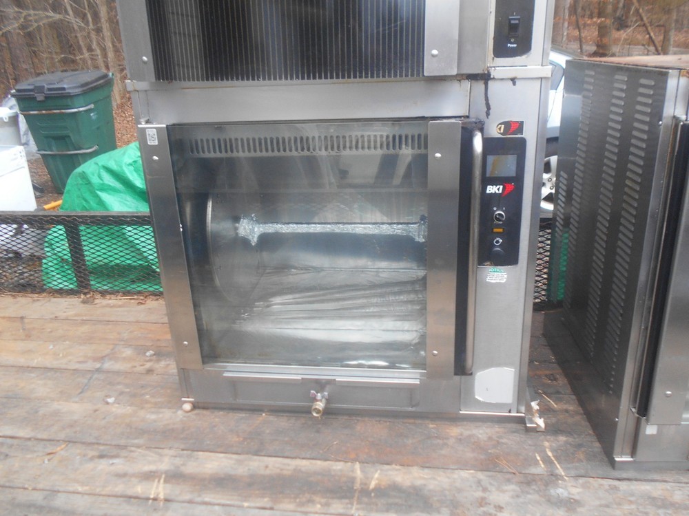 BKI VGG-8 ROTTISERIE OVEN BOTTOM DRIP PAN CLEAN NICE