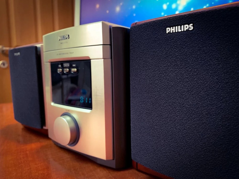 PHILIPS MC175 🌈RaRe🌈 Vintage Mini Stereo System