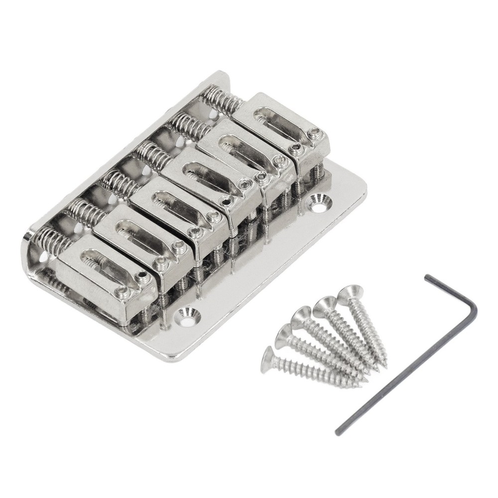 6 String Guitar Fixed Saddle Bridge Hardtail Top Loader Electric Guitar Saddle