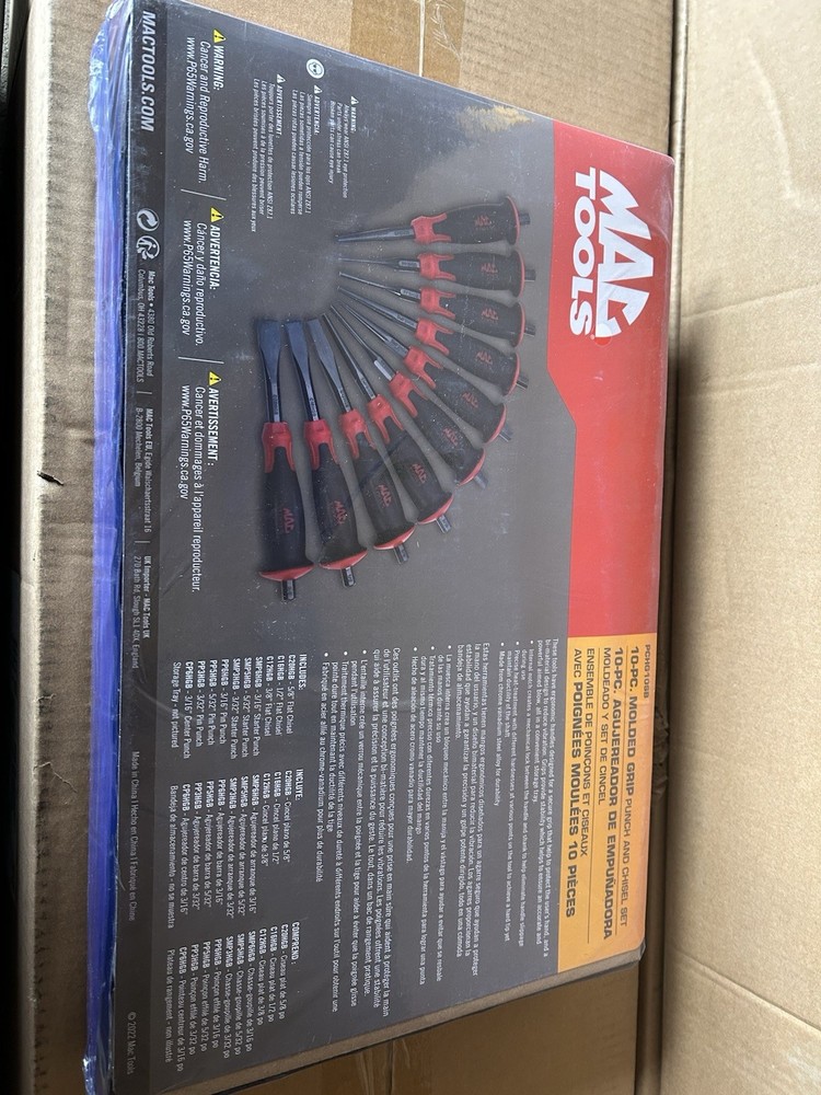 mac tools punch and chisel set