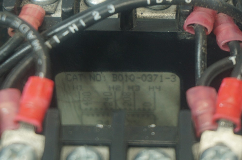 ONAN Motor Disconnect Panel from Automatic Transfer switch