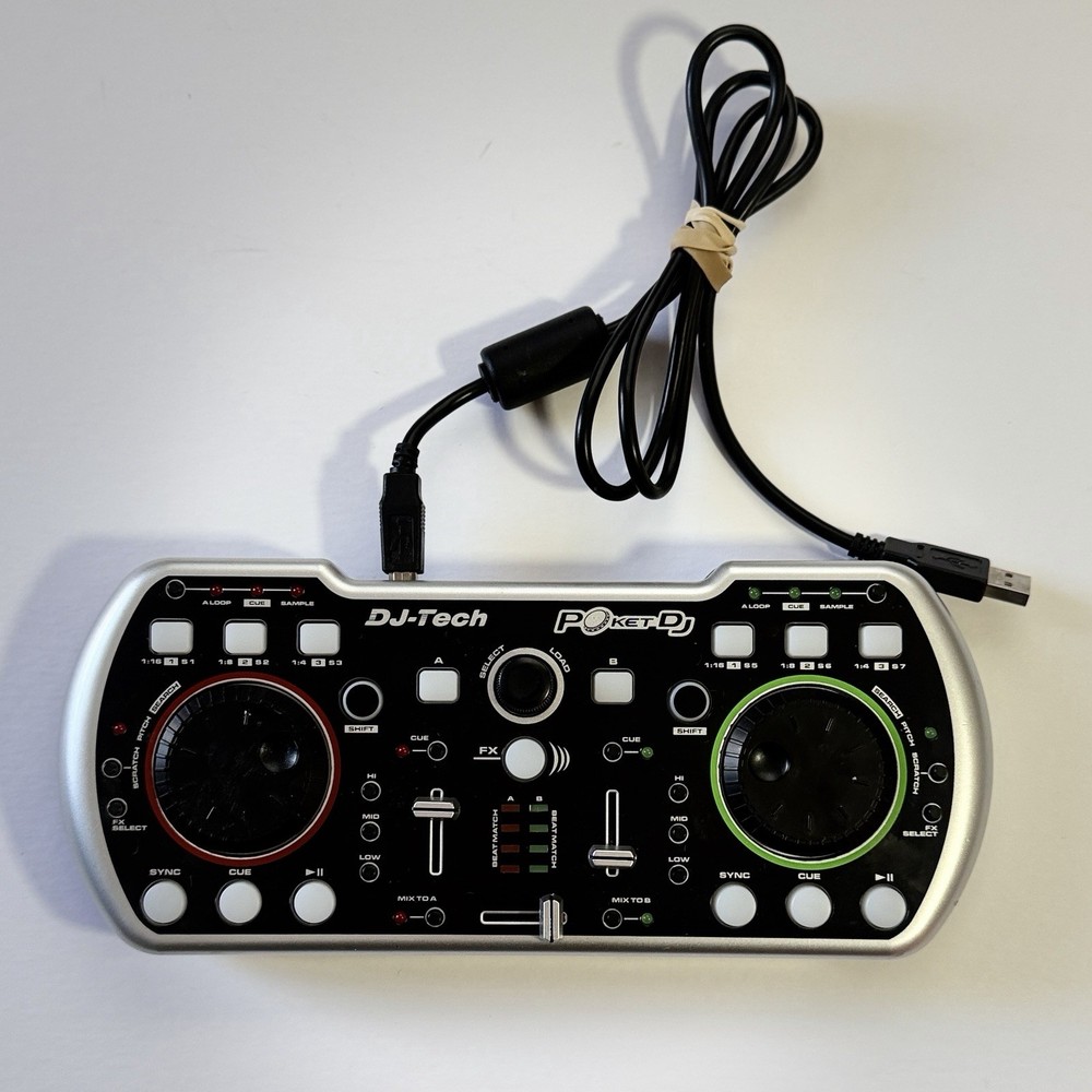 DJ Tech - PoketDJ - USB Powered DJ Software Controller