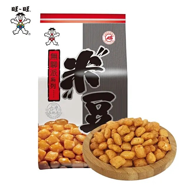 [Want Want] Rice Bean Cracker 130g/ Pack 旺旺 無聊派系列米豆