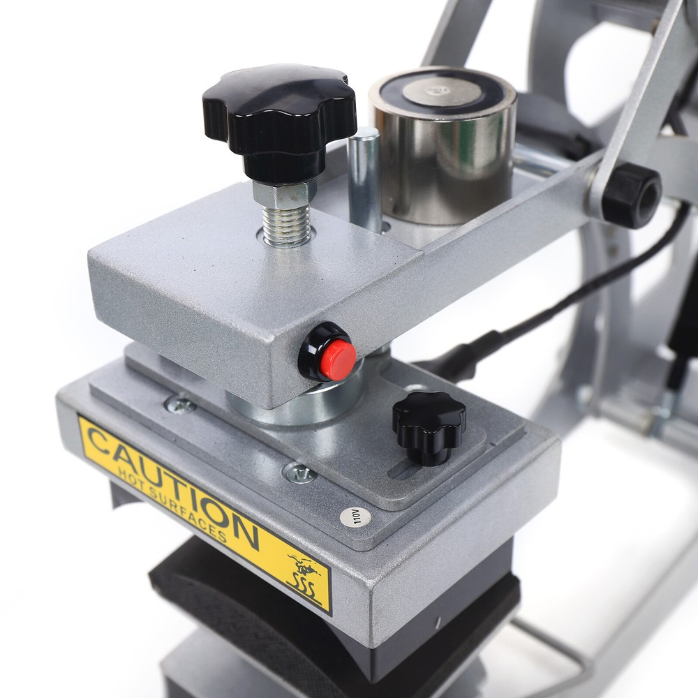 2in1 Magnetic Semi-automatic Cap Hat Heat Press Transfer Sublimation Machine LCD