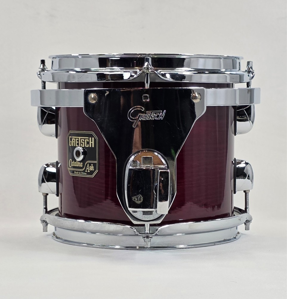 Gretsch Catalina Ash 8" Tom -Red Lacquer Finish