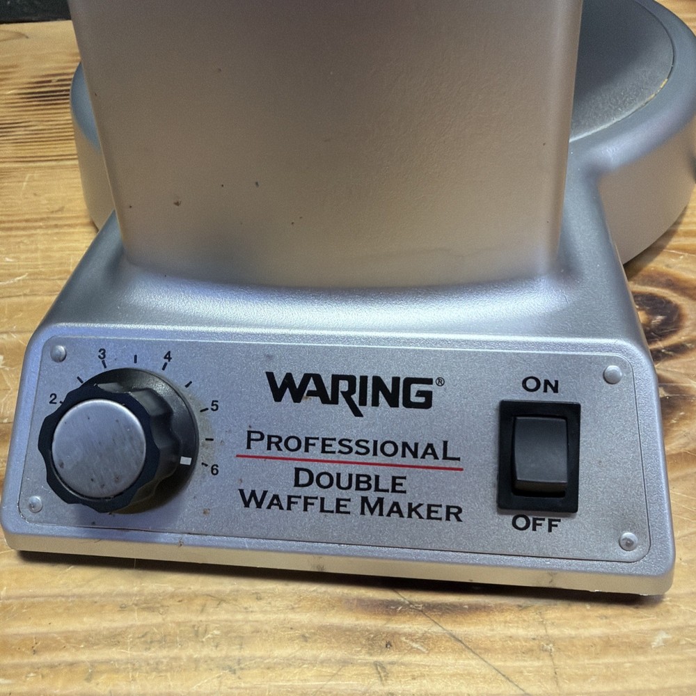 Waring Pro Double Waffle Maker – Rotating Belgian Style – Model WMK600 – Tested