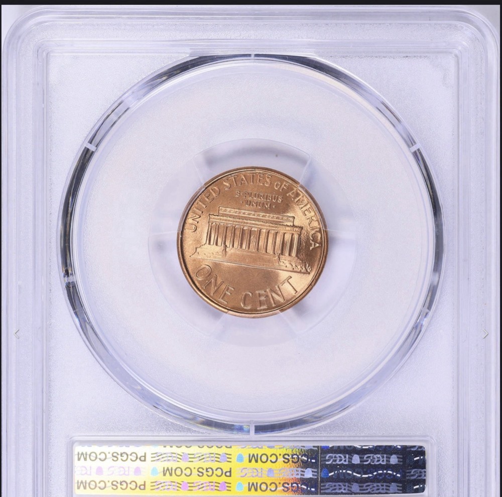 1987-D Lincoln Memorial Reverse Cent PCGS MS67RD Beautiful Collection Piece |