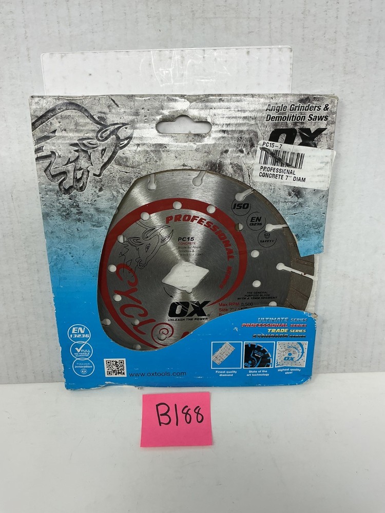 OX Tools 10" Supercut Segmented Diamond Blade | General Purpose/Concrete